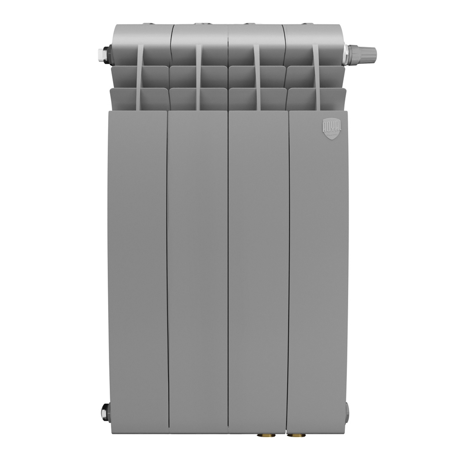 Радиатор биметаллический Royal Thermo BiLiner 500 Silver Satin VR80 - 4 секц. фото в интернет-магазине САНТЕХСИТИ