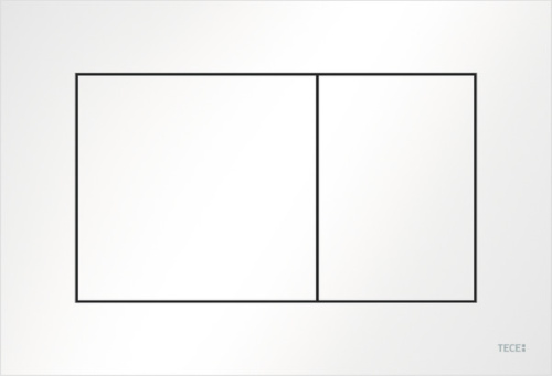 Накладная панель TECE TECEnow с двумя клавишами, цв белый фото в интернет-магазине САНТЕХСИТИ
