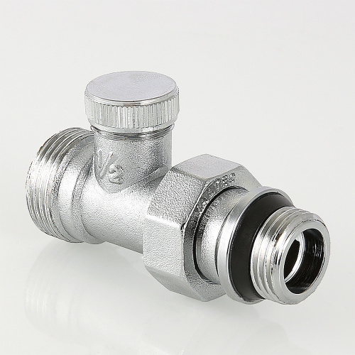 Радиаторный кран VALTEC под евроконус 1/2" нижний прямой с упл. фото в интернет-магазине САНТЕХСИТИ