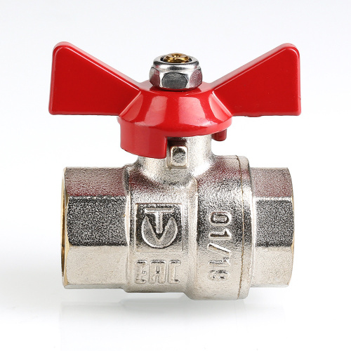 Кран шаровый VALTEC 3/4" вн.-вн. рукоятка бабочка фото в интернет-магазине САНТЕХСИТИ