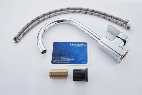 Смеситель для кухни Ledeme H33 L4033-2 фото в интернет-магазине САНТЕХСИТИ