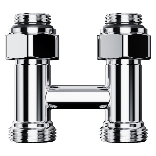 Узел нижнего подключения Royal Thermo Design прямой 1/2"х3/4"EK (хром) фото в интернет-магазине САНТЕХСИТИ