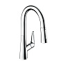 Hansgrohe Talis M51 Смеситель для кухни, на 1 отв однорычажный, поворотный излив 18.5см с вытяжным душем, 2jet, h15.2см, цвет: хром фото в интернет-магазине САНТЕХСИТИ