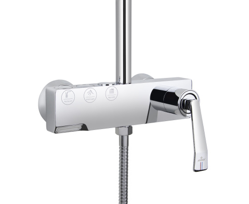Душевая система KAISER Strike Ø35 (стац. лейка ) фото в интернет-магазине САНТЕХСИТИ