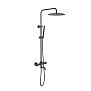 Душевая система с термостатом Timo Saona SX-2380/03 черный фото в интернет-магазине САНТЕХСИТИ