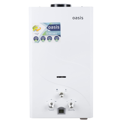 Водонагреватель проточный газовый OASIS 10 л/мин (20кв) (пропан)  20OG фото в интернет-магазине САНТЕХСИТИ