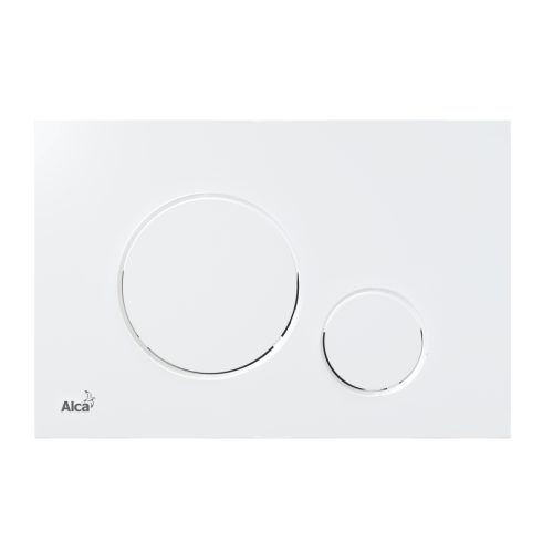 Кнопка управления ALCAPLAST для инсталляции, белый-глянец фото в интернет-магазине САНТЕХСИТИ
