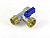 Кран проходной TIM для стиральной машины никел. 1/2"х3/4"х1/2 фото в интернет-магазине САНТЕХСИТИ