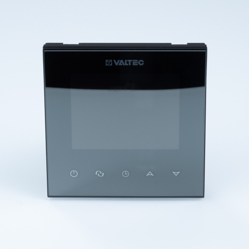 Термостат комнатный VALTEC VT.AC613.B.0 c WIFI с цветным дисплеем 230В/16A черный фото в интернет-магазине САНТЕХСИТИ