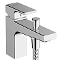 Hansgrohe Vernis Shape Hansgrohe Vernis Blend Смеситель для ванны, на 1 отв., с ручным душем, цвет: хром фото в интернет-магазине САНТЕХСИТИ