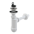 Сифон AlcaPlast для умыв. D32  A410 с нерж. peшeткой Ø63 (AG210512432) фото в интернет-магазине САНТЕХСИТИ