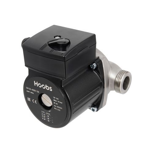 Насос циркуляционный Hoobs CW 25-60SN 180мм 100Вт 1x230В 50Гц (корпус нерж.сталь) фото в интернет-магазине САНТЕХСИТИ