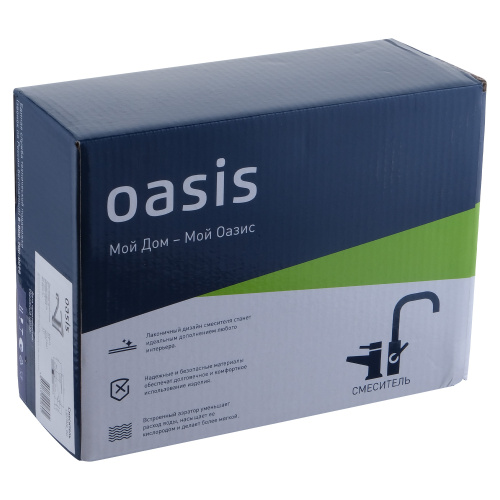 Смеситель OASIS для раковины L3019MG_Del фото в интернет-магазине САНТЕХСИТИ
