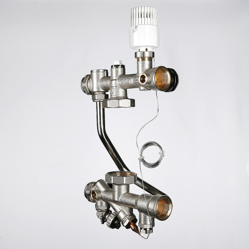 Насосно-смесительный узел БЕЗ НАСОСА VALTEC TECHNOMIX (130) фото в интернет-магазине САНТЕХСИТИ