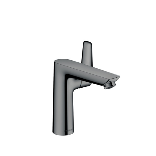 Hansgrohe Talis E Смеситель для раковины 150, на 1 отв, с донным клапаном, излив 141мм, цвет: шлифованный черный хром фото в интернет-магазине САНТЕХСИТИ