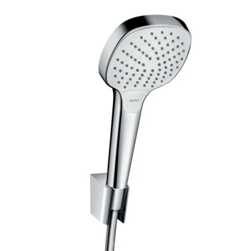 Hansgrohe Croma Select E Var/Port Ручной душ с держателем, цвет: хром фото в интернет-магазине САНТЕХСИТИ