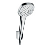 Hansgrohe Croma Select E Var/Port Ручной душ с держателем, цвет: хром фото в интернет-магазине САНТЕХСИТИ