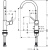 Hansgrohe Talis S Variarc Смеситель для раковины, однорычажный, на 1 отв., h:35,3см, цвет: хром фото в интернет-магазине САНТЕХСИТИ