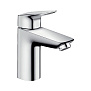 Hansgrohe Logis, Смеситель для раковины, С донным клапаном, Цвет: хром фото в интернет-магазине САНТЕХСИТИ