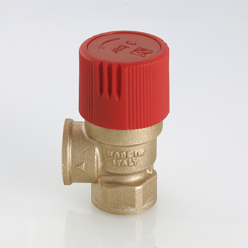 Клапан предохранительный VALTEC 1/2" вр/вр 1,5bar (черный колпачок) (16/128) фото в интернет-магазине САНТЕХСИТИ