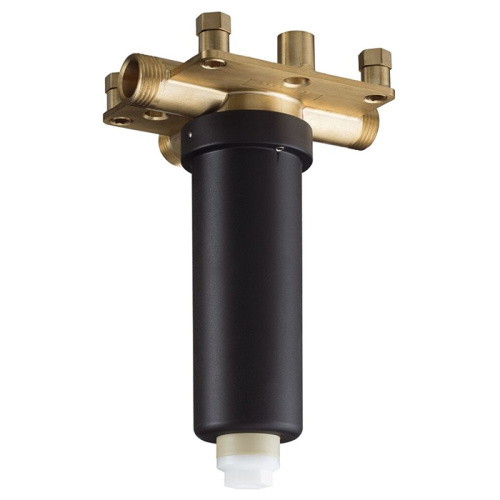 Hansgrohe Rainmaker Select Скрытая часть верхнего душа с потолочным подсоединением, цвет: золото фото в интернет-магазине САНТЕХСИТИ