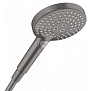 Hansgrohe Raindance Select S Ручной душ 120 3jet, Rain, RainAir, Whirl, цвет: черный хром фото в интернет-магазине САНТЕХСИТИ