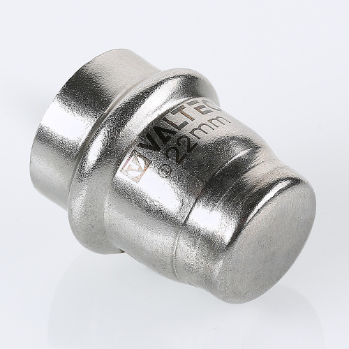 Фитинг нержавеющая сталь VALTEC заглушка 15 мм фото в интернет-магазине САНТЕХСИТИ