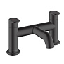 Hansgrohe Vernis Blend Смеситель для ванны, на 2 отв., цвет: матовый черный фото в интернет-магазине САНТЕХСИТИ