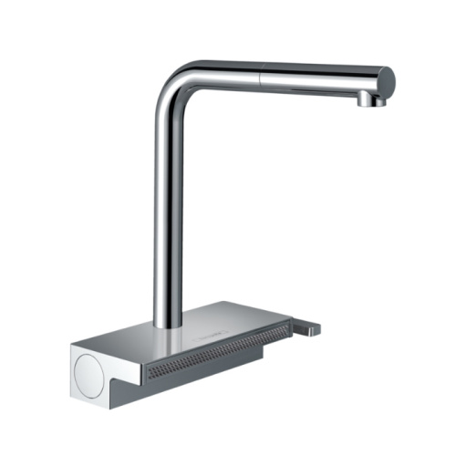 Hansgrohe Aquno Select M81 Смеситель для кухни, 1 отв., с вытяжным душем, sBox, цвет: хром фото в интернет-магазине САНТЕХСИТИ
