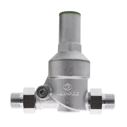 Редуктор давления VIEIR VP53 мембранный 1/2"(3/4") с выходом под манометр нар/нар р. фото в интернет-магазине САНТЕХСИТИ
