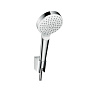 Hansgrohe Crometta 1jet Porter Ручной душ 10см., с держателем, цвет: белый/хром фото в интернет-магазине САНТЕХСИТИ