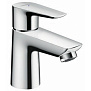 Hansgrohe Talis E 80 Смеситель для раковины 80, однорычажный, со сливным клапаном push-open, цвет: хром фото в интернет-магазине САНТЕХСИТИ