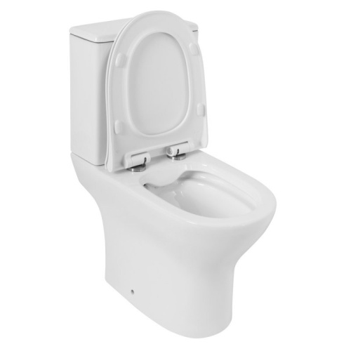 BB045CPR/SC LOUNGE Чаша безободкового унитаза с сиденьем дюропласт soft close, P-trap+BB045CPR/SC+BB045/051T LOUNGE Бачок, BB045/051T фото в интернет-магазине САНТЕХСИТИ