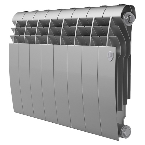 Радиатор биметаллический Royal Thermo BiLiner 350 /Silver Satin - 8 секций фото в интернет-магазине САНТЕХСИТИ