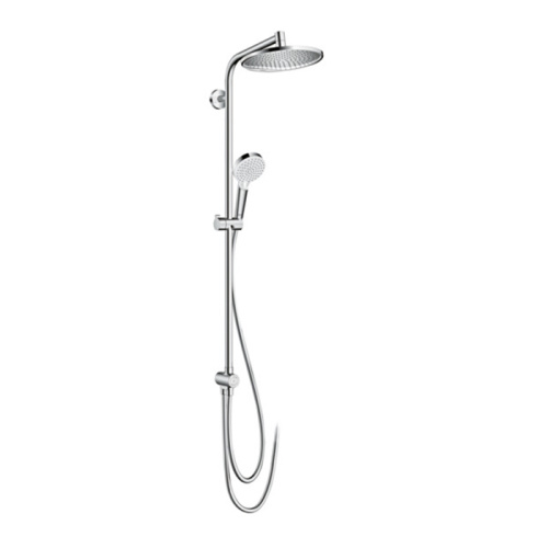 Hansgrohe Crometta S 240 SHP Душевая система 102см, с верхним &Oslash;240мм. и ручным душем, цвет: хром (без смесителя!) фото в интернет-магазине САНТЕХСИТИ