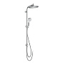 Hansgrohe Crometta S 240 SHP Душевая система 102см, с верхним &Oslash;240мм. и ручным душем, цвет: хром (без смесителя!) фото в интернет-магазине САНТЕХСИТИ
