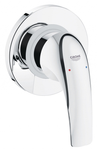 Гигиенический душ GROHE со смесителем встраиваемый BauCurve 123072 хром фото в интернет-магазине САНТЕХСИТИ