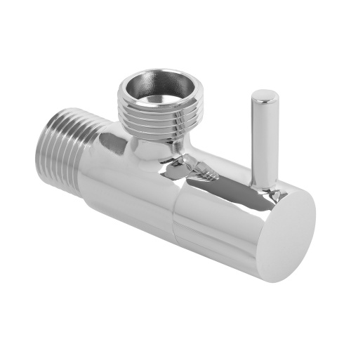 Кран VIEIR угловой с отражателем 1/2"x3/4" VER40 хром фото в интернет-магазине САНТЕХСИТИ