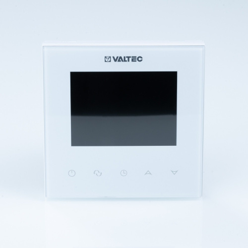 Термостат комнатный VALTEC VT.AC613.W.0 c WIFI с цветным дисплеем 230В/16A белый фото в интернет-магазине САНТЕХСИТИ