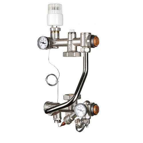 Насосно-смесительный узел БЕЗ НАСОСА VALTEC TECHNOMIX (130) фото в интернет-магазине САНТЕХСИТИ