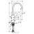Hansgrohe Vivenis Смеситель для раковины, на 1 отв., с поворотным изливом, с донным клапаном, цвет: черный матовый фото в интернет-магазине САНТЕХСИТИ