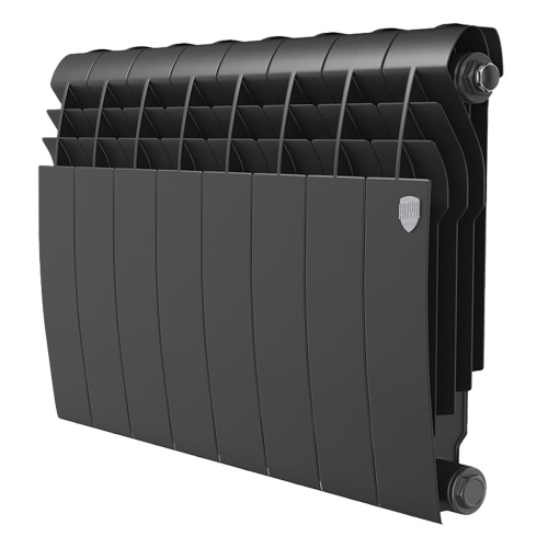 Радиатор биметаллический Royal Thermo BILINER B 350 Чёрный - 10 секц. фото в интернет-магазине САНТЕХСИТИ