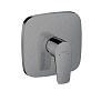 Hansgrohe Talis E Встраиваемый смеситель для душа, внешняя часть, цвет: шлифованный черный хром фото в интернет-магазине САНТЕХСИТИ