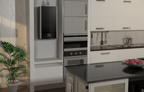 Котел газовый настенный ARISTON двухконтурный с откр. камер. ALTEAS X 24 CF фото в интернет-магазине САНТЕХСИТИ