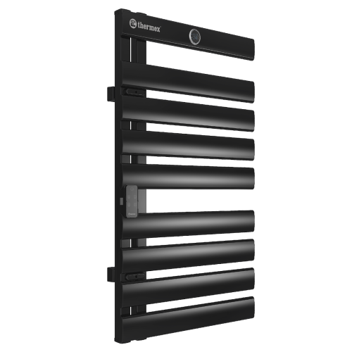 Полотенцесушитель THERMEX электрический Njord Black черный матовый цвет 566х910х55 425Вт фото в интернет-магазине САНТЕХСИТИ