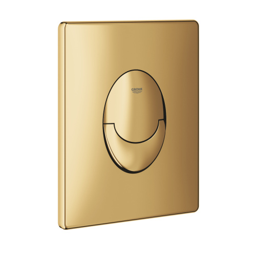 Накладная панель GROHE Skate Air 38505GL0 (кнопка овальная) золотой глянец фото в интернет-магазине САНТЕХСИТИ