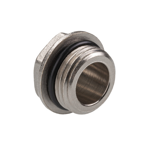 Резьбовой фитинг VALTEC Заглушка (пробка) с уплотнением 1/2" нар. фото в интернет-магазине САНТЕХСИТИ