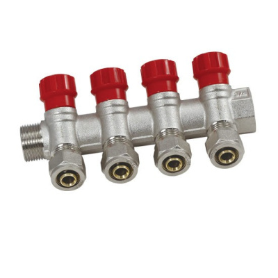 imgi_4_Регулирующий-коллектор-с-вентилями-и-цангами-4-выхода-красный-Vieir-550x550
