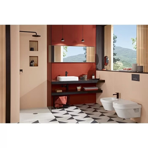 Villeroy&Boch Architectura Унитаз подвесной 370*530*330, безободковый, в комплекте сиденье c микролифтом, цвет альпийский белый фото в интернет-магазине САНТЕХСИТИ