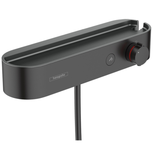 Hansgrohe ShowerTablet Select Смеситель для душа, настенный, термостатический, цвет: черный матовый фото в интернет-магазине САНТЕХСИТИ